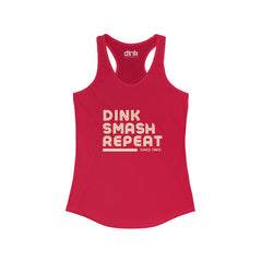 Dink Smash Repeat Women's Pickleball Tank Top - Dink Champs