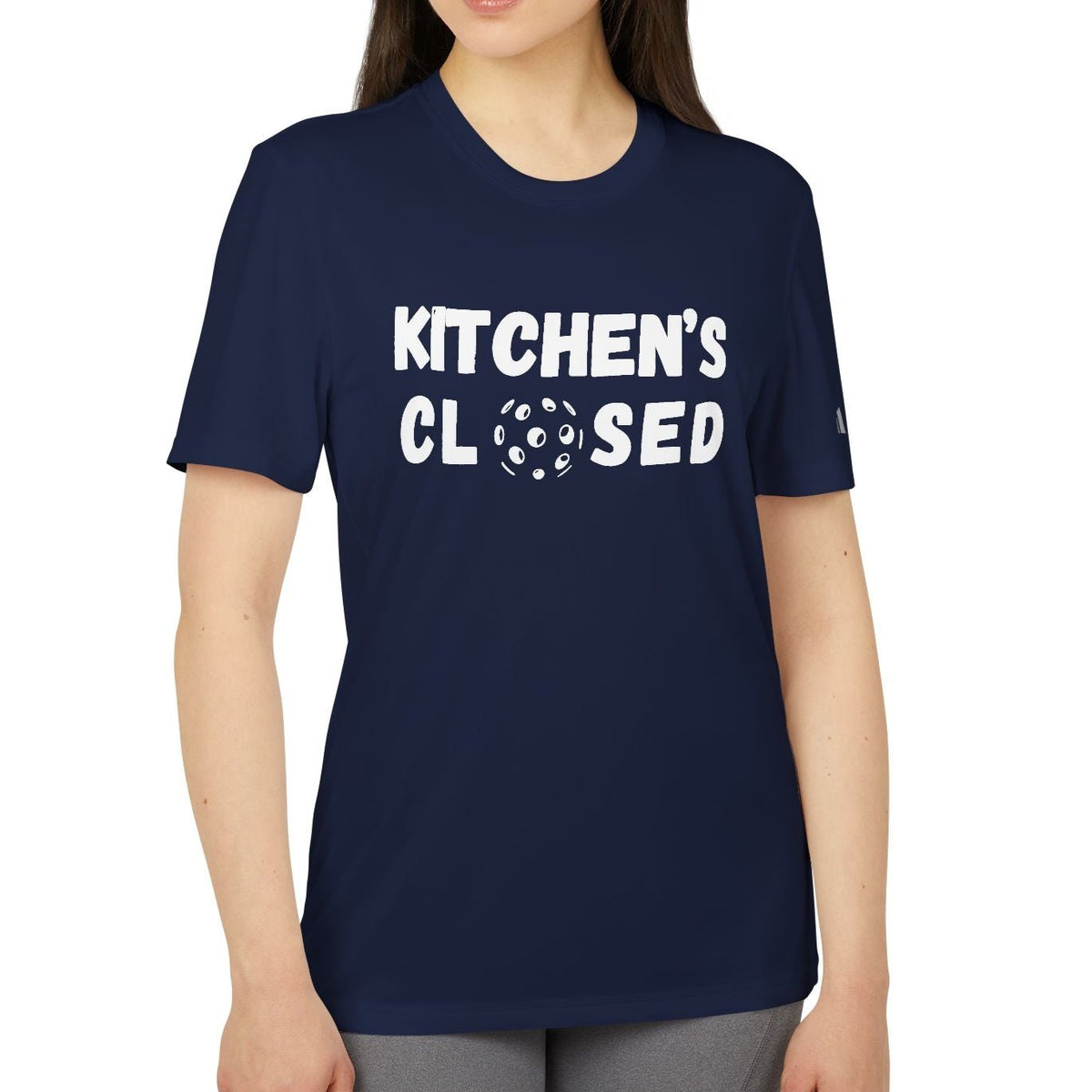 Kitchen's Closed Adidas® Customized Active T Shirt - Dink Champs