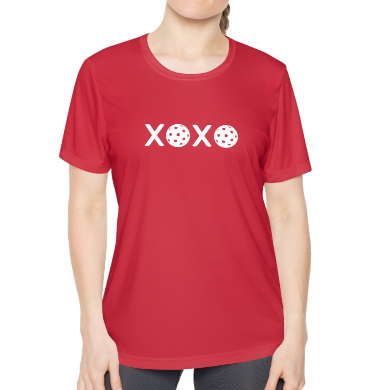 XOXO Pickleball Ladies Performance Tee - Dink Champs