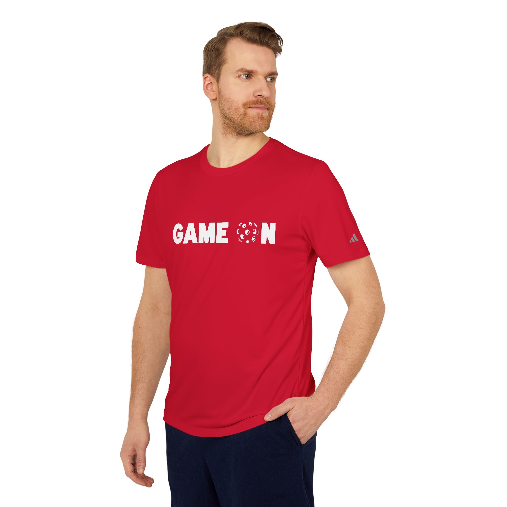 Game On Adidas® Customized T Shirt - Dink Champs