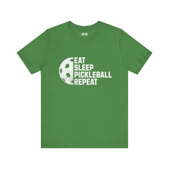 Eat Sleep Pickleball Repeat T Shirt - Dink Champs