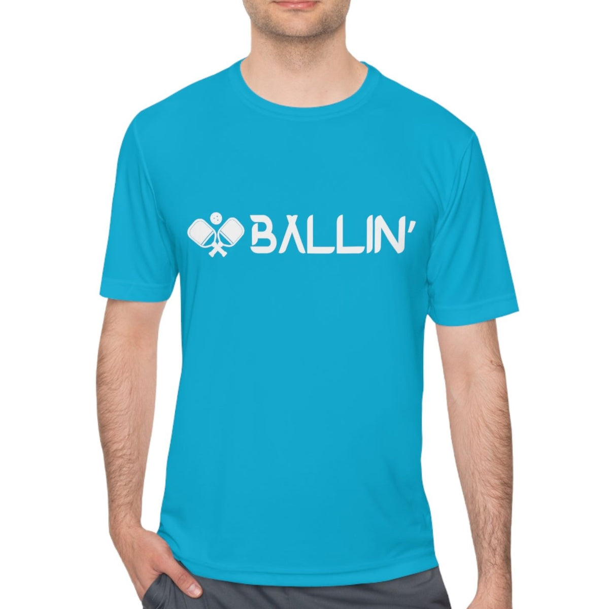 Ballin' Pickleball Active T Shirt - Dink Champs