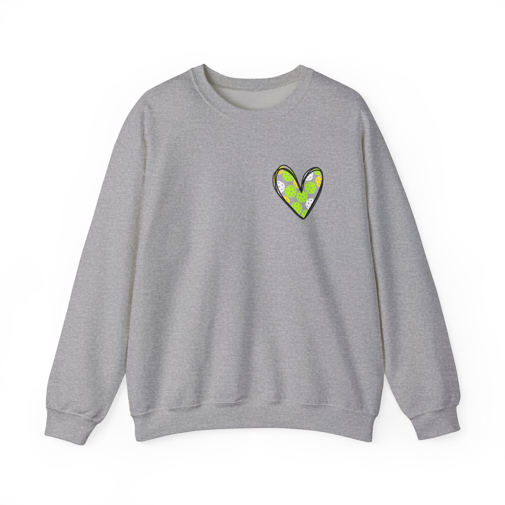 Pickleball Heart Sweatshirt - Dink Champs