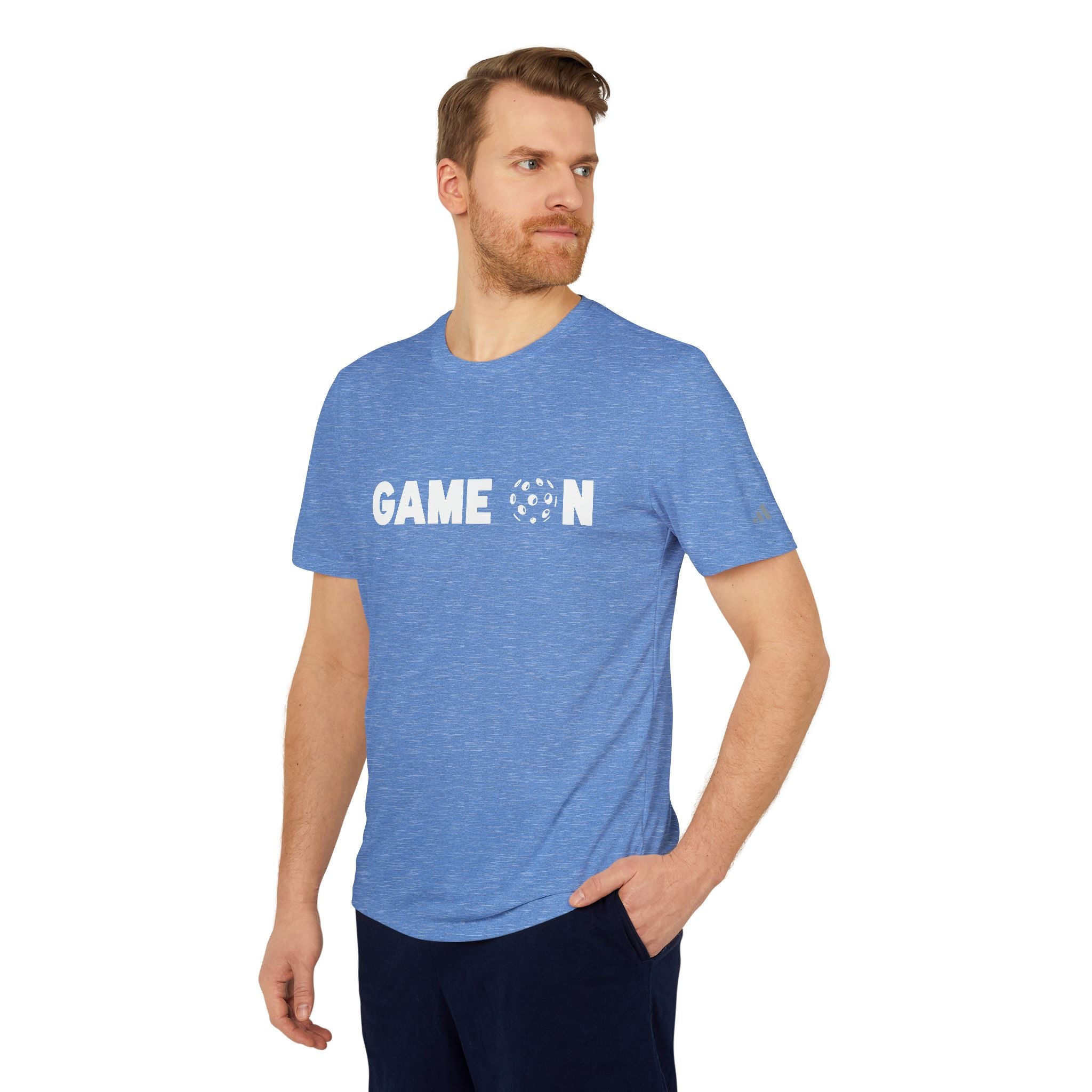 Game On Adidas® Customized T Shirt - Dink Champs