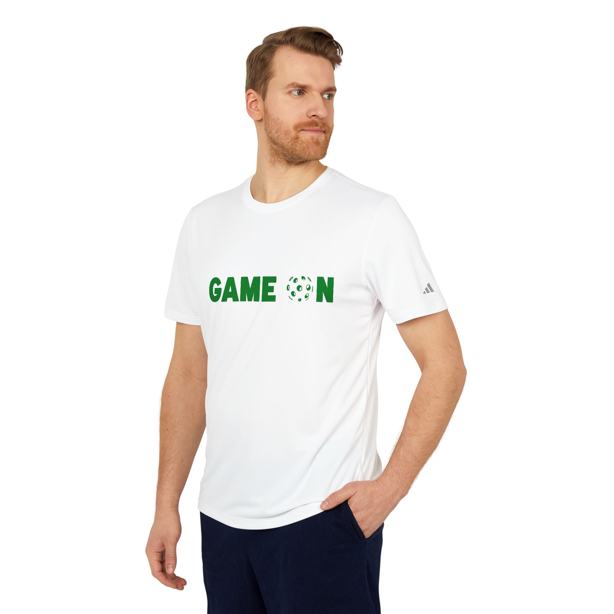 Game On Adidas® Customized T Shirt - Dink Champs