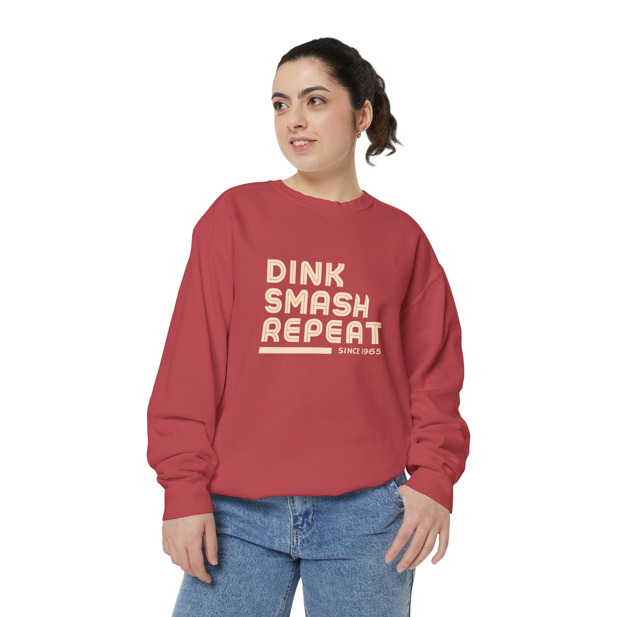 Dink Smash Repeat Premium Sweatshirt - Dink Champs