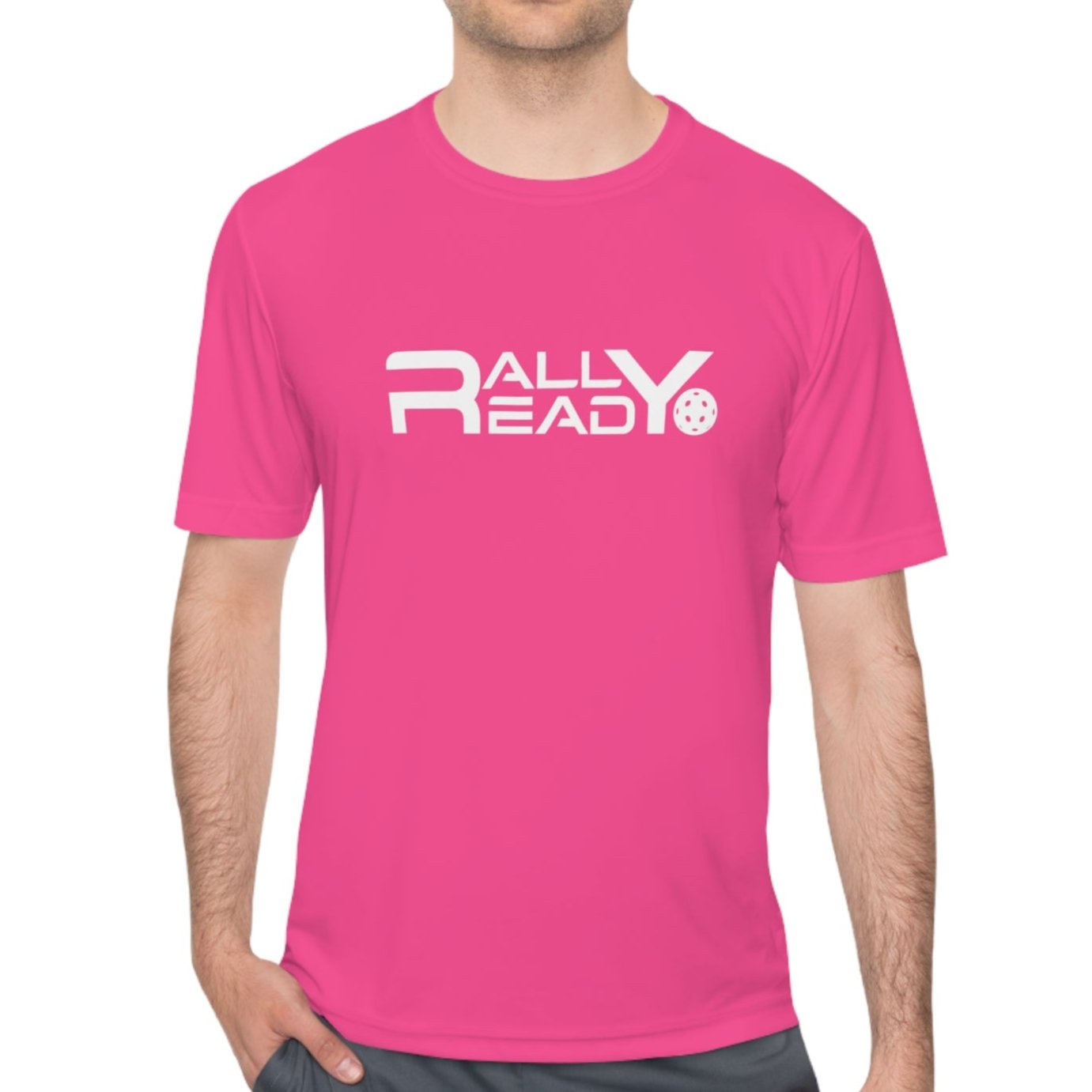 Rally Ready Pickleball Active T Shirt - Dink Champs