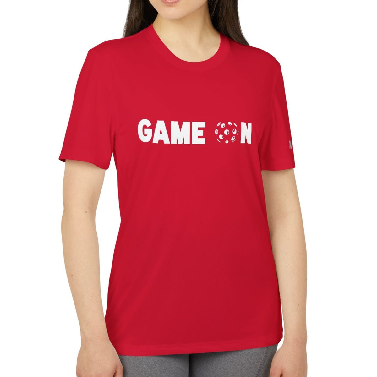 Game On Adidas® Customized T Shirt - Dink Champs