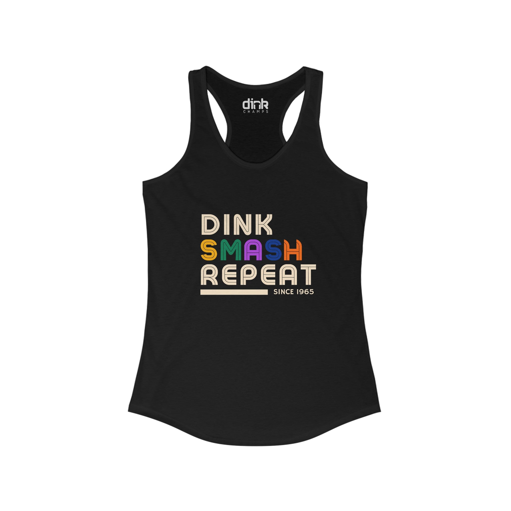 Dink Smash Repeat Women's Pickleball Tank Top - Dink Champs