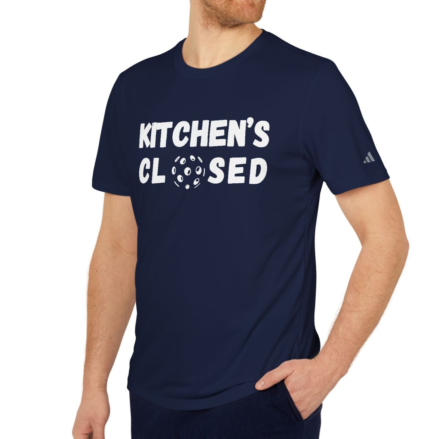 Kitchen's Closed Adidas® Pickleball Active T Shirt - Dink Champs