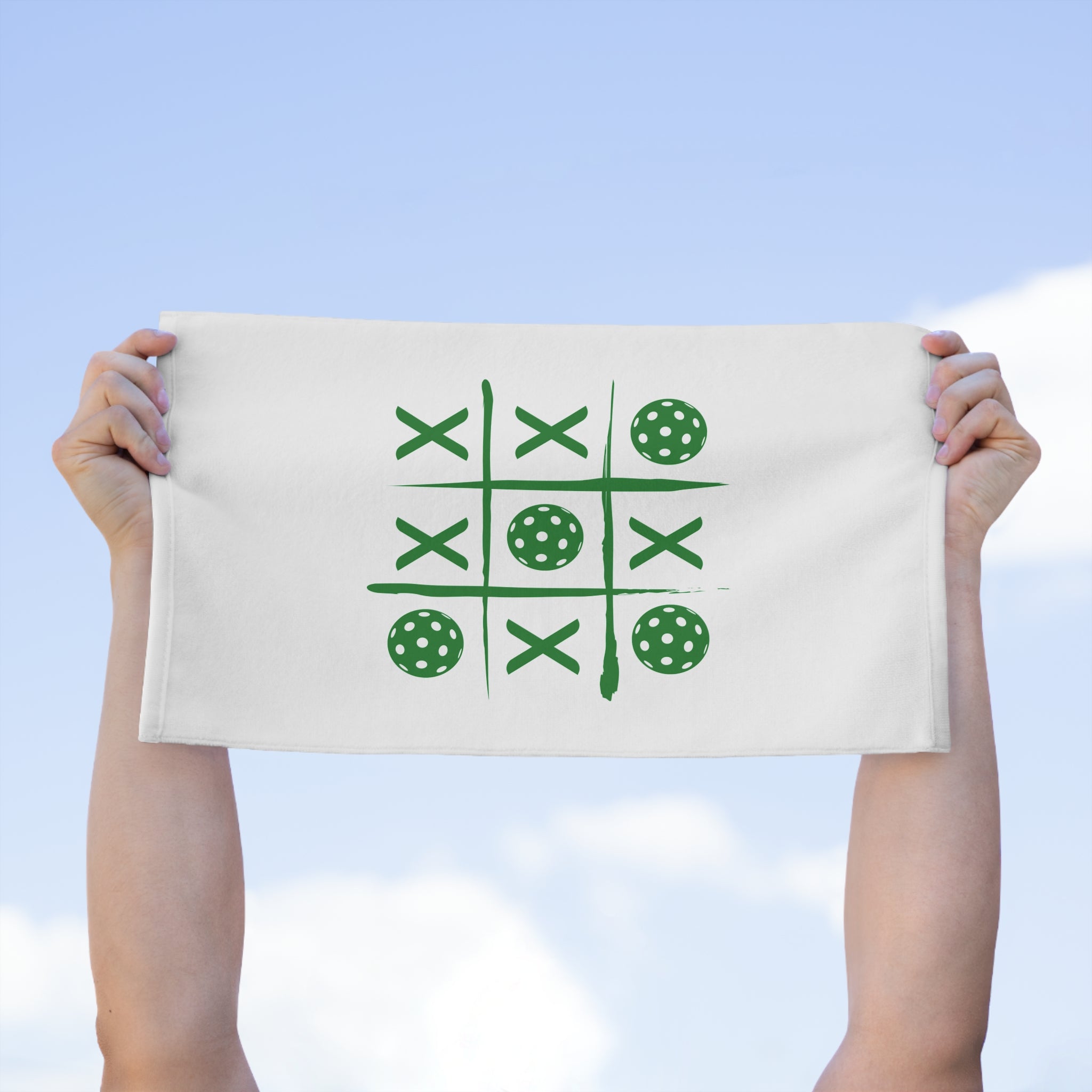 Tic Tac Toe Rally Towel, 11x18 - Dink Champs