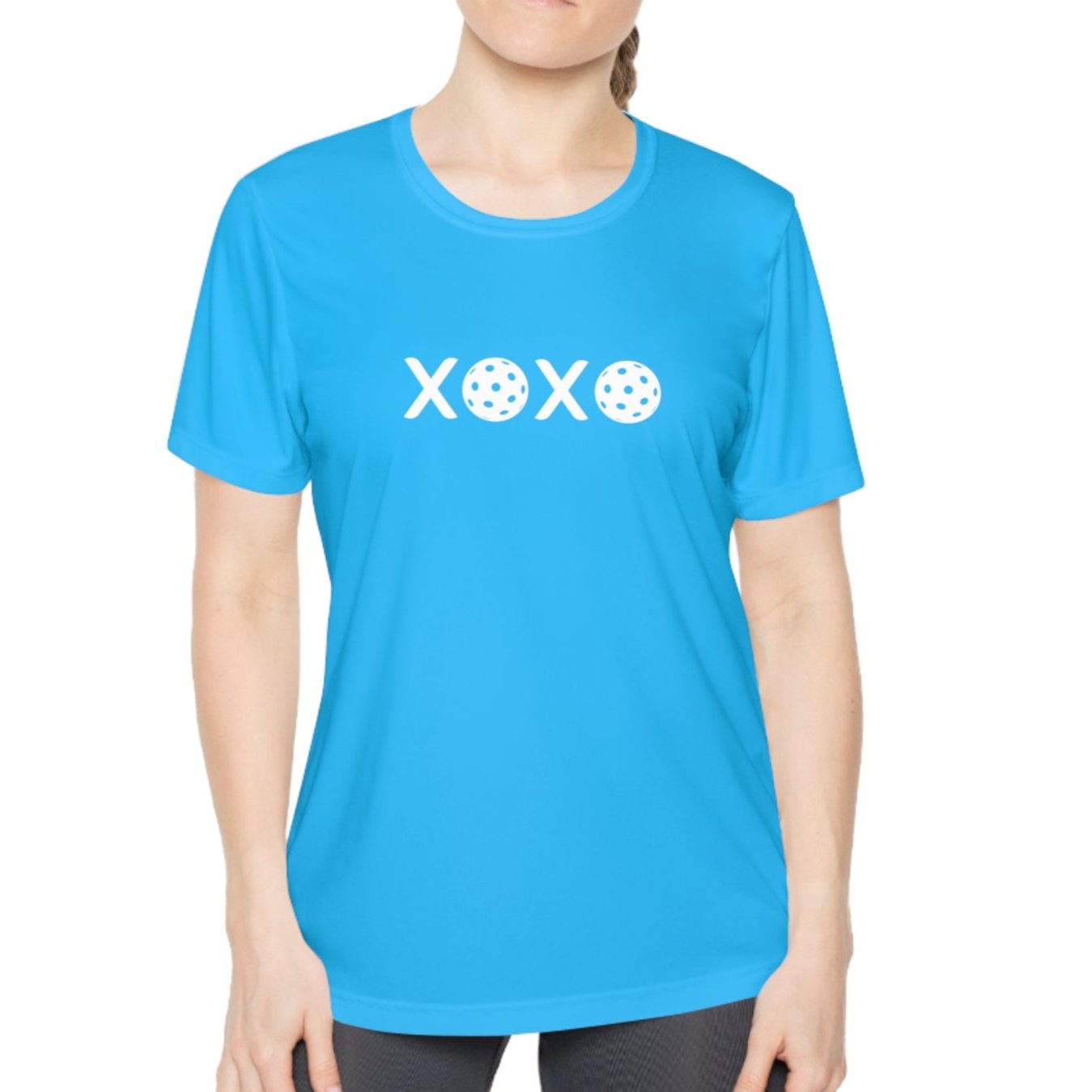 XOXO Pickleball Ladies Performance Tee - Dink Champs