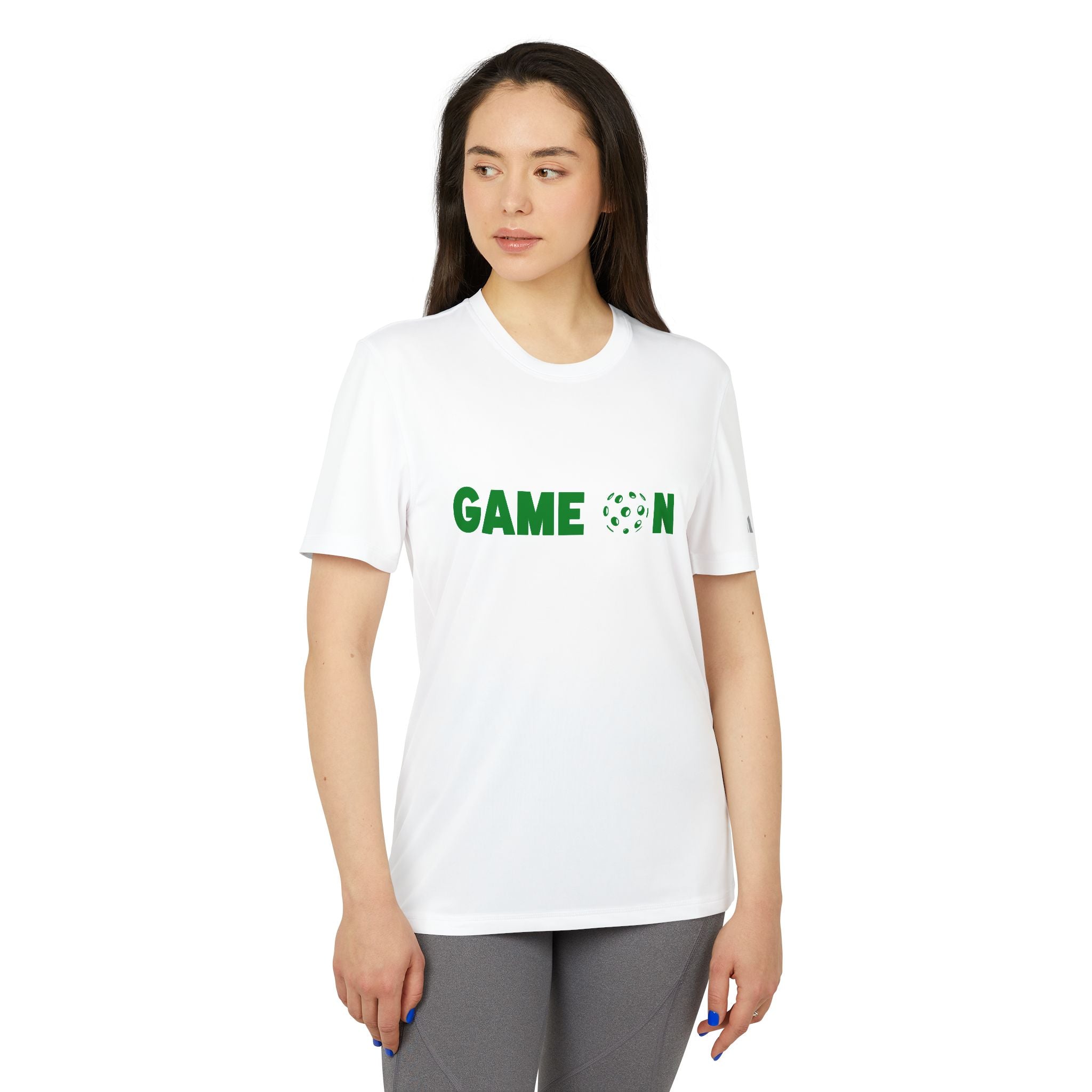 Game On Adidas® Customized T Shirt - Dink Champs