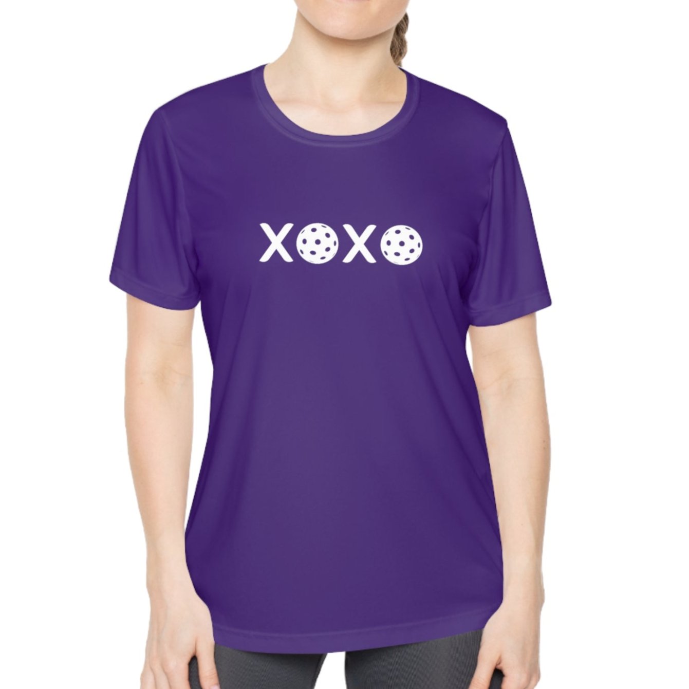 XOXO Pickleball Ladies Performance Tee - Dink Champs