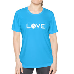 LOVE Pickleball Ladies Performance Tee - Dink Champs