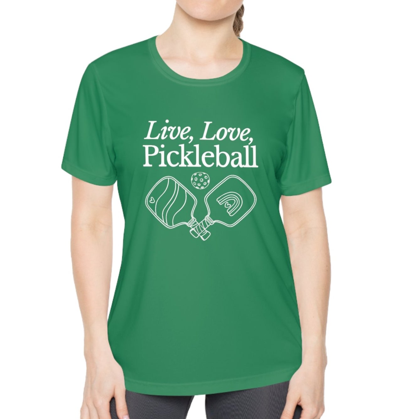 Love Live Pickleball Women's Performance Tee - Dink Champs