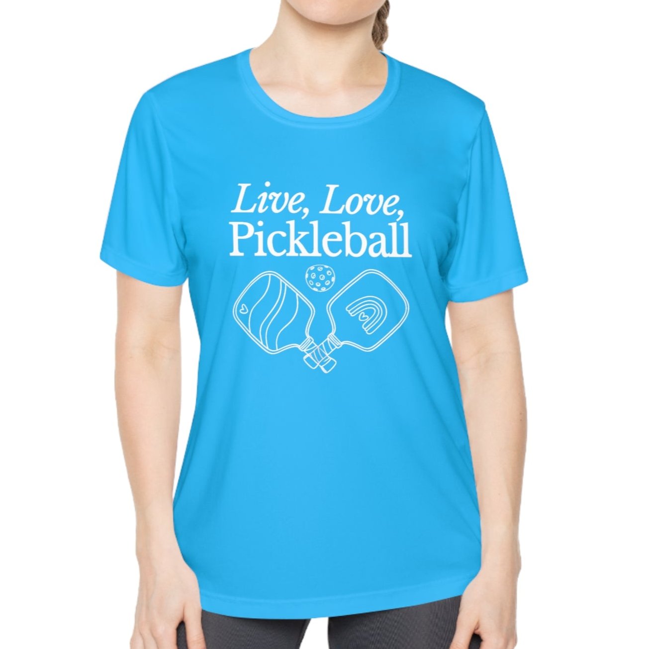 Love Live Pickleball Women's Performance Tee - Dink Champs