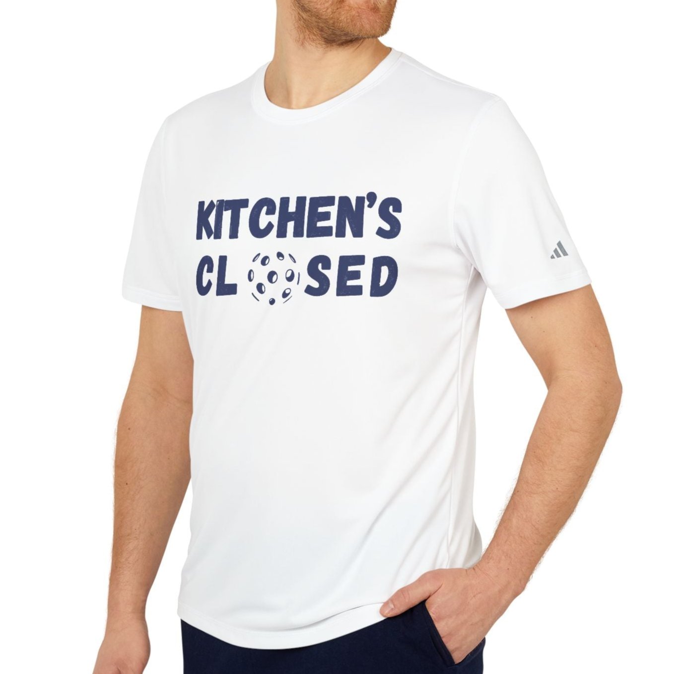 Kitchen's Closed Adidas® Pickleball Active T Shirt - Dink Champs