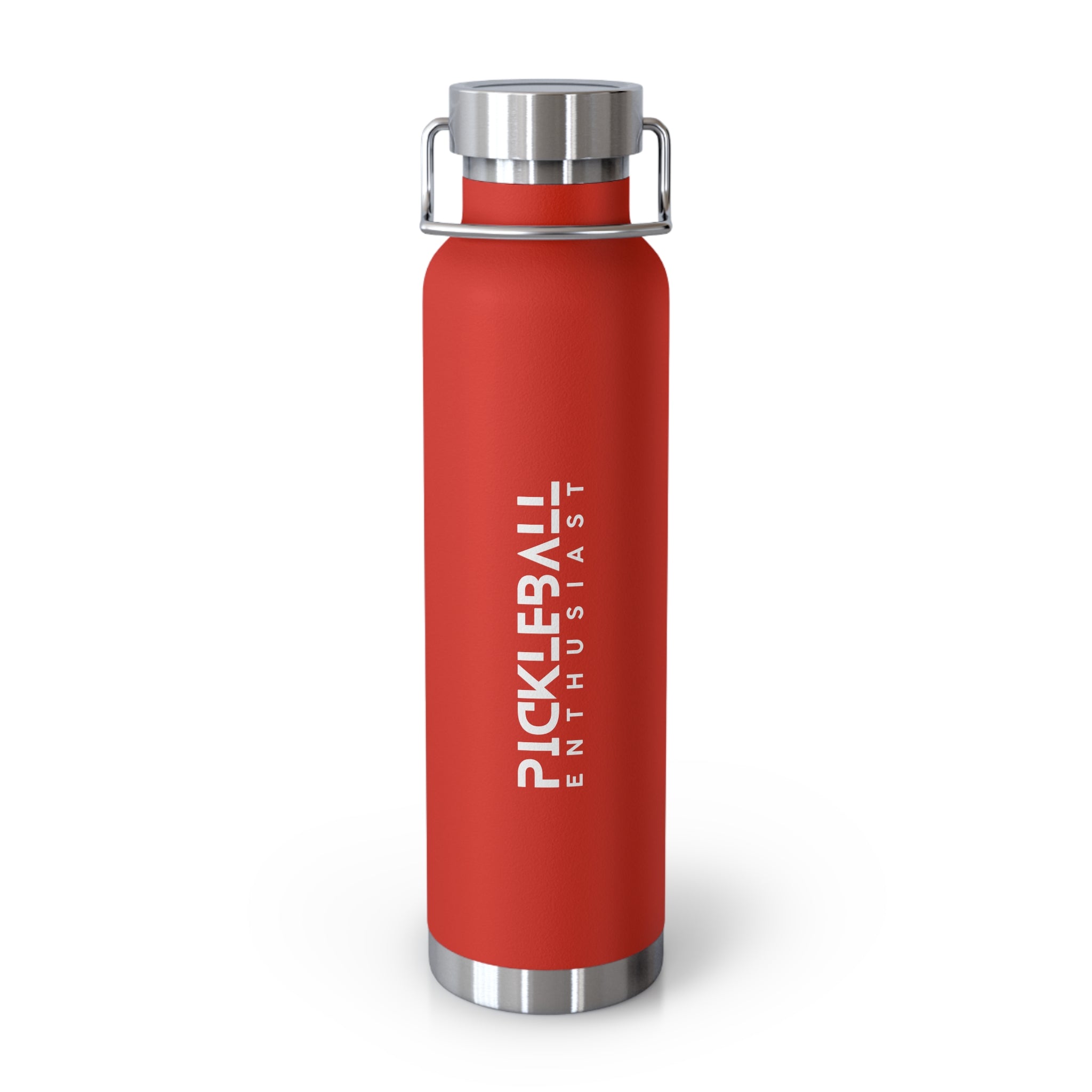 Pickleball Enthusiast Copper Vacuum Insulated Bottle, 22oz - Dink Champs