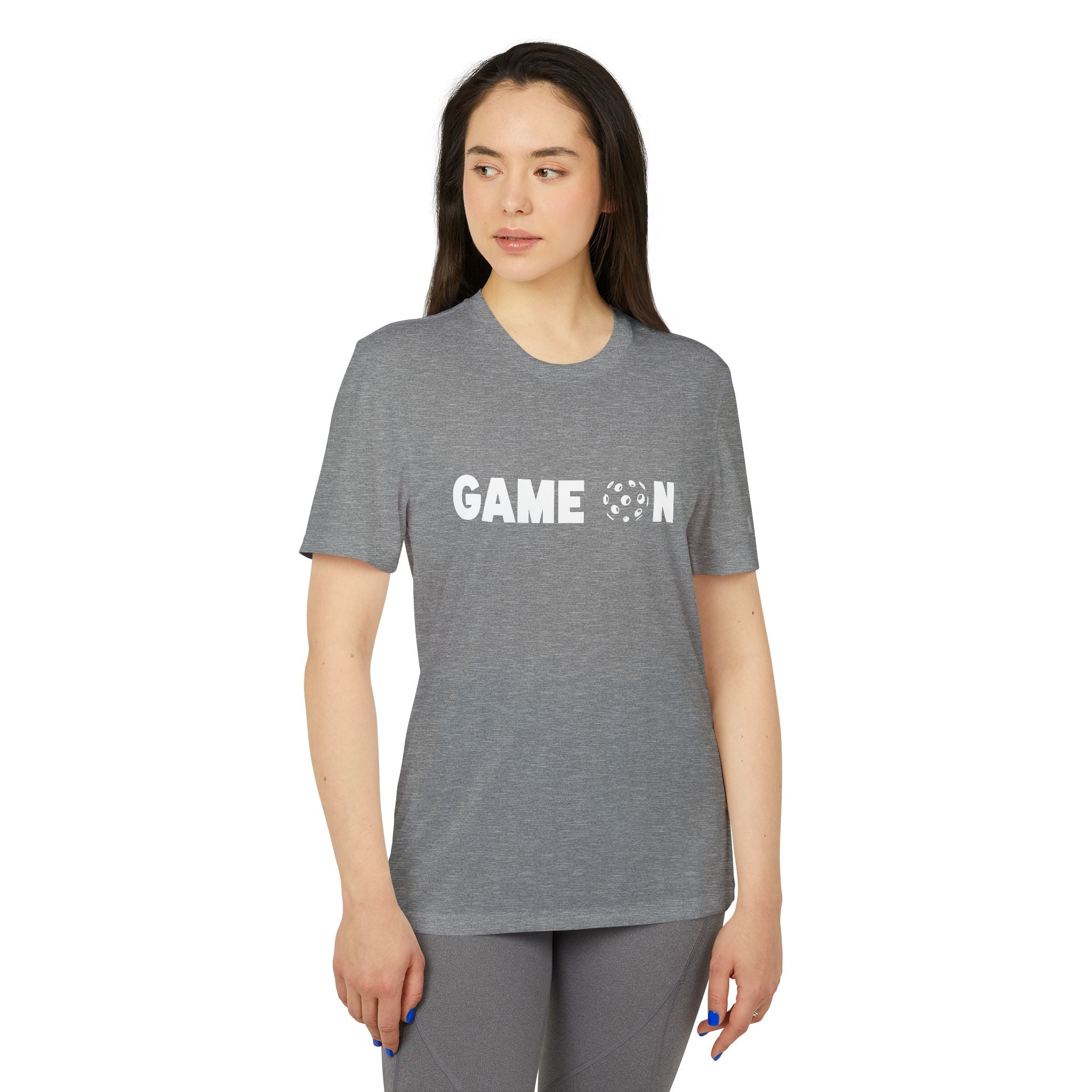 Game On Adidas® Customized T Shirt - Dink Champs