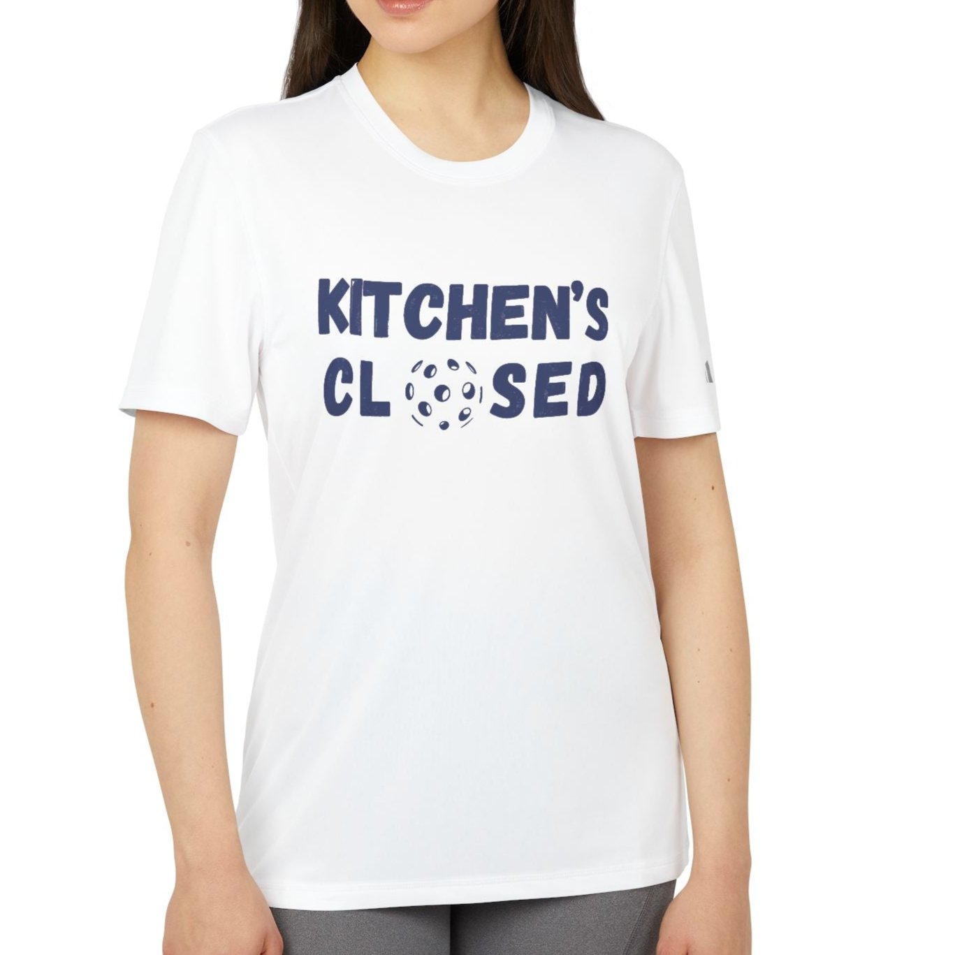 Kitchen's Closed Adidas® Customized Active T Shirt - Dink Champs