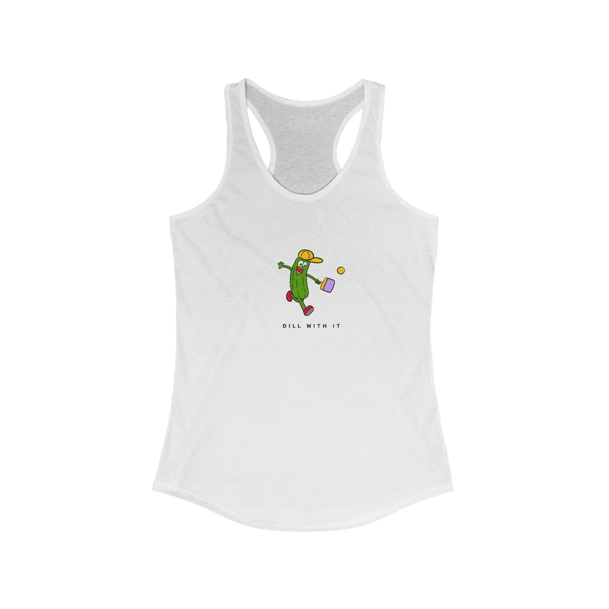 Dill With It Women's Pickleball Tank Top - Dink Champs