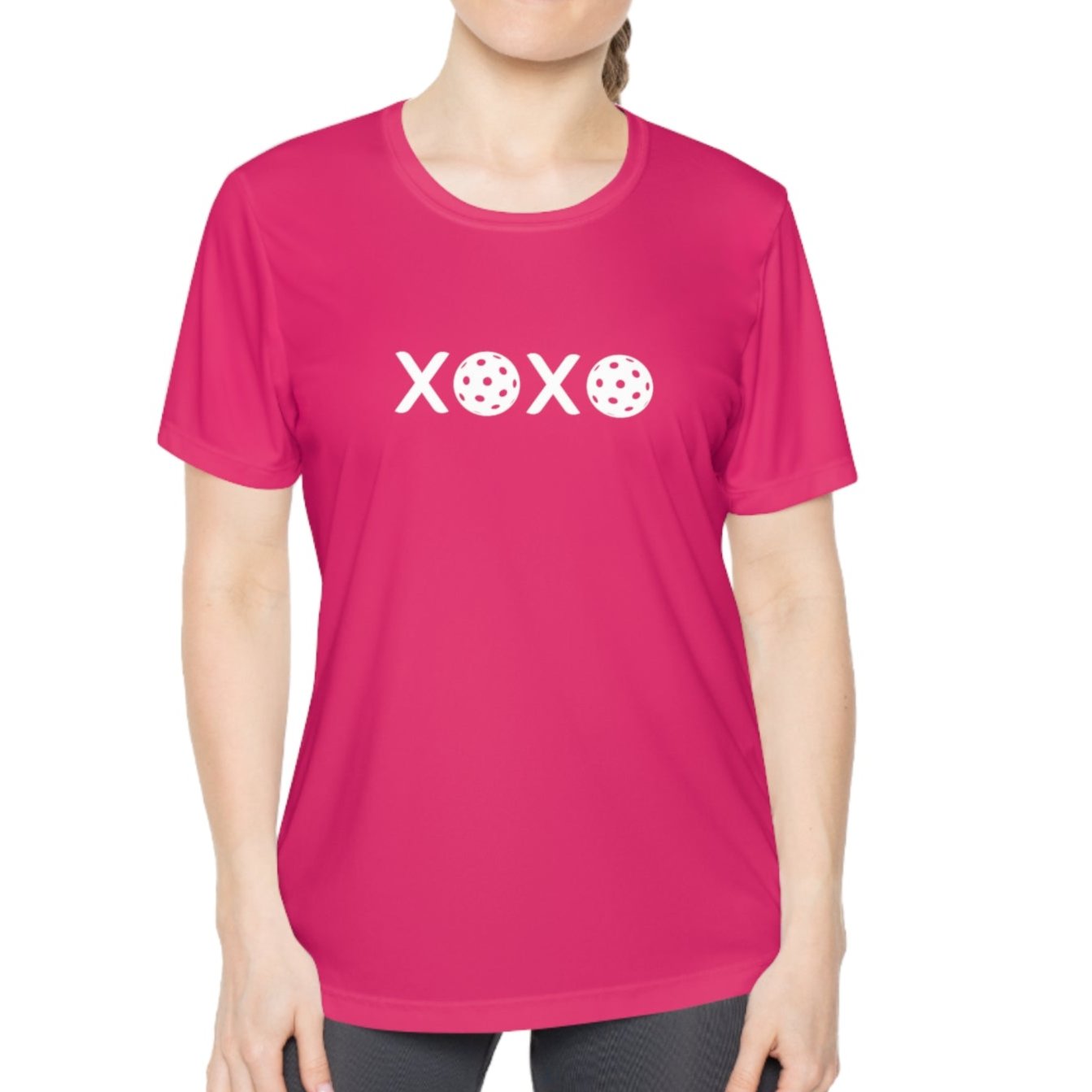 XOXO Pickleball Ladies Performance Tee - Dink Champs