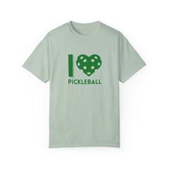 Comfort Colors I Love Pickleball T Shirt - Dink Champs