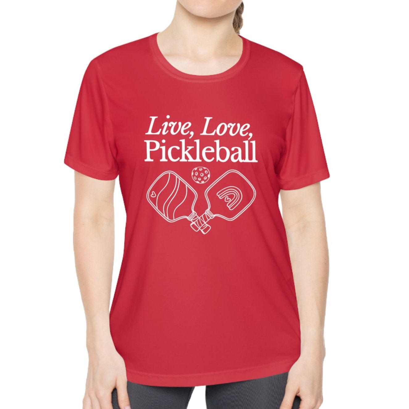 Love Live Pickleball Women's Performance Tee - Dink Champs