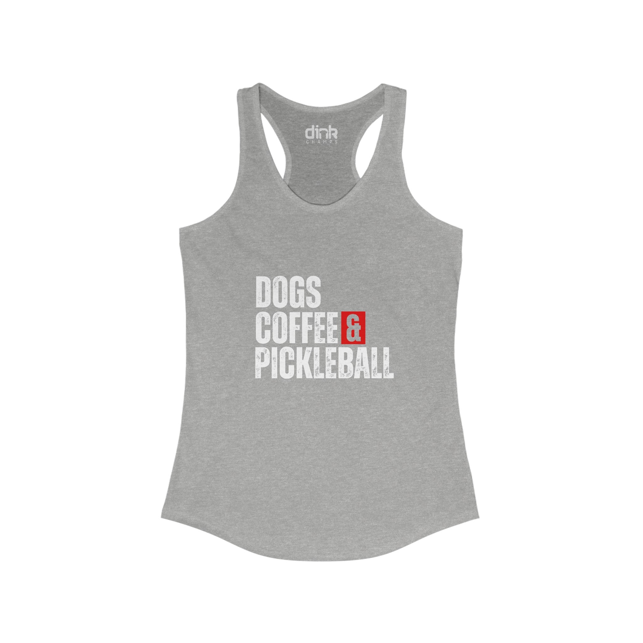 Dogs Coffee and Pickleball Women's Tank Top - Dink Champs