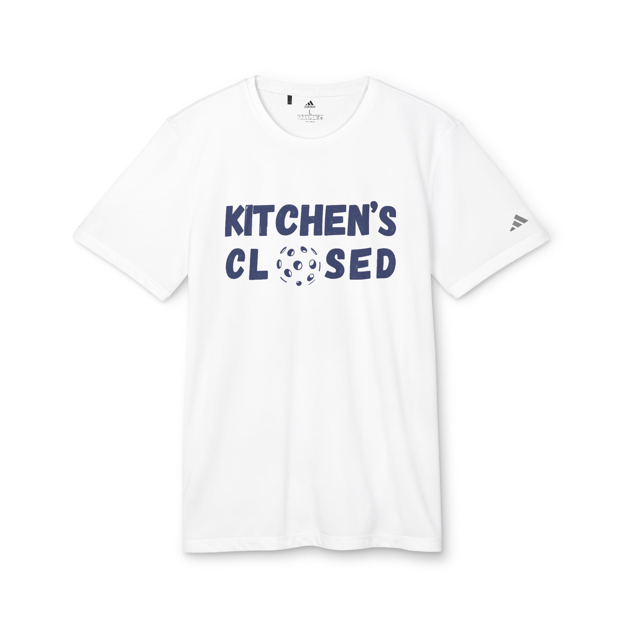 Kitchen's Closed Adidas® Customized Active T Shirt - Dink Champs