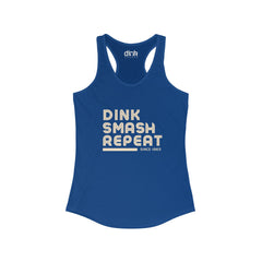 Dink Smash Repeat Women's Pickleball Tank Top - Dink Champs