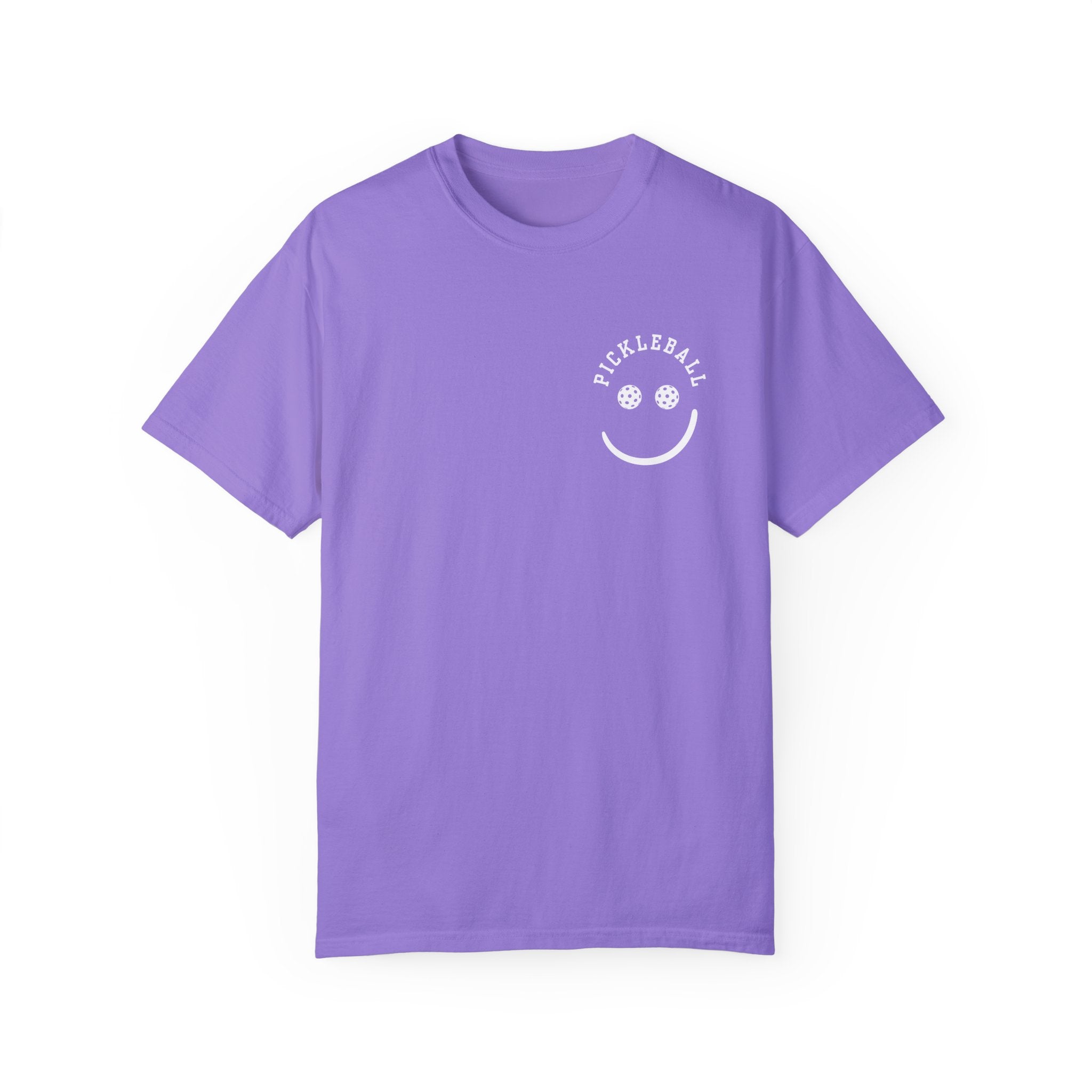 Comfort Colors Smiley Face T Shirt - Dink Champs