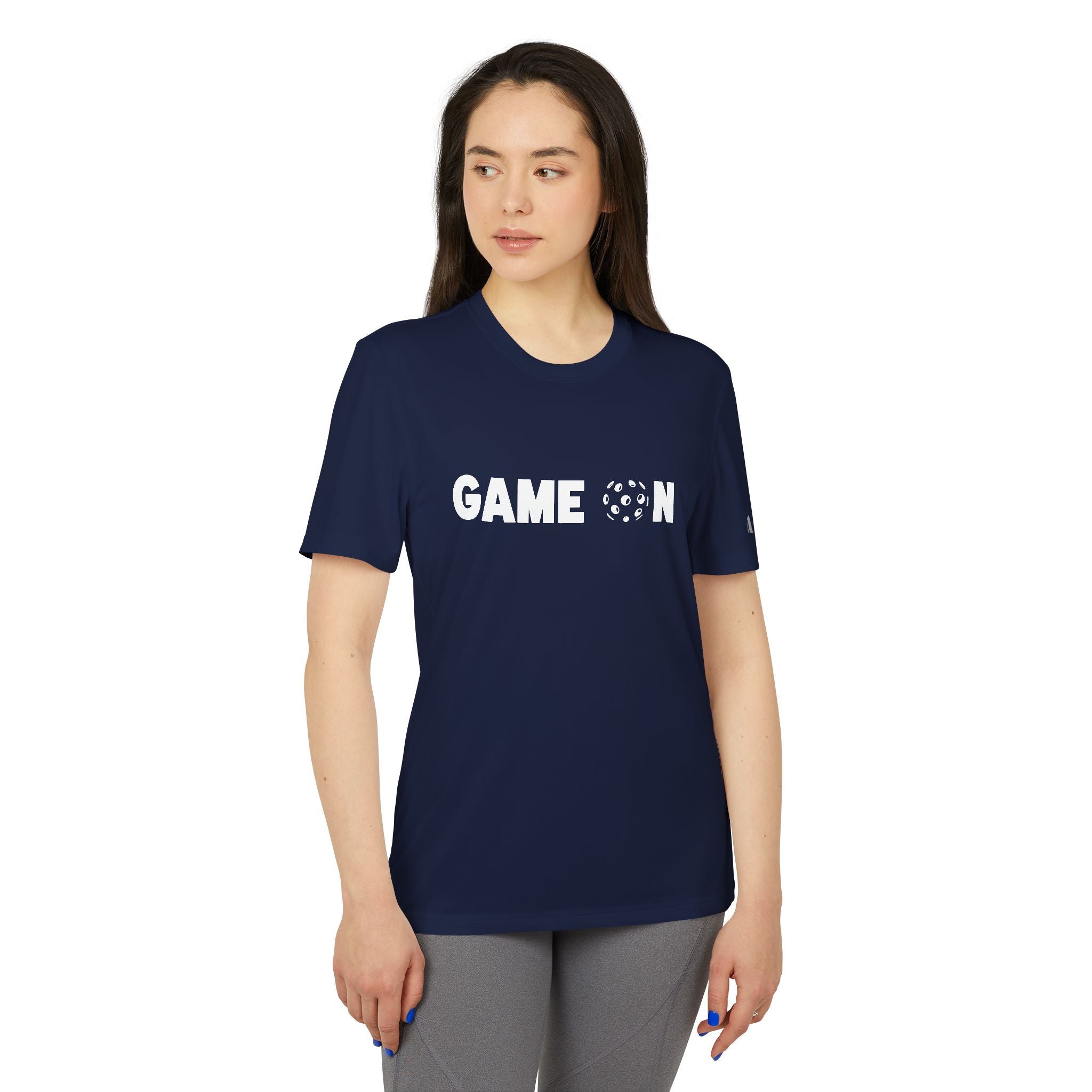 Game On Adidas® Customized T Shirt - Dink Champs