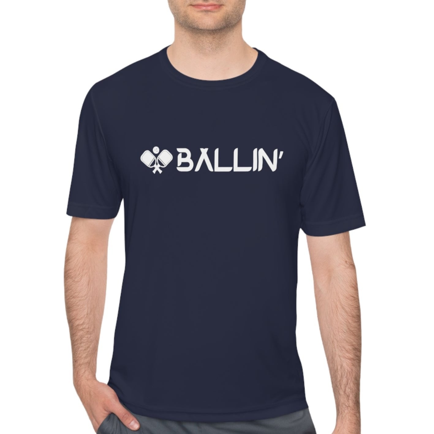 Ballin' Pickleball Active T Shirt - Dink Champs