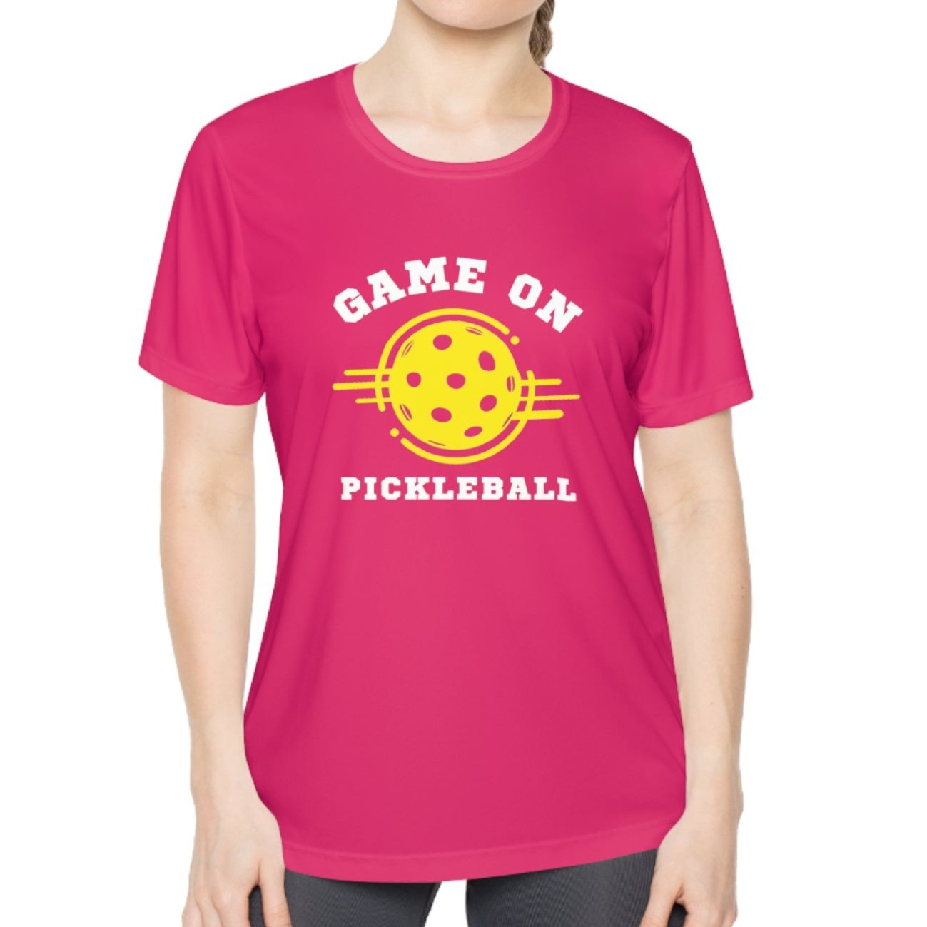 Game On Pickleball Ladies Performance Tee - Dink Champs