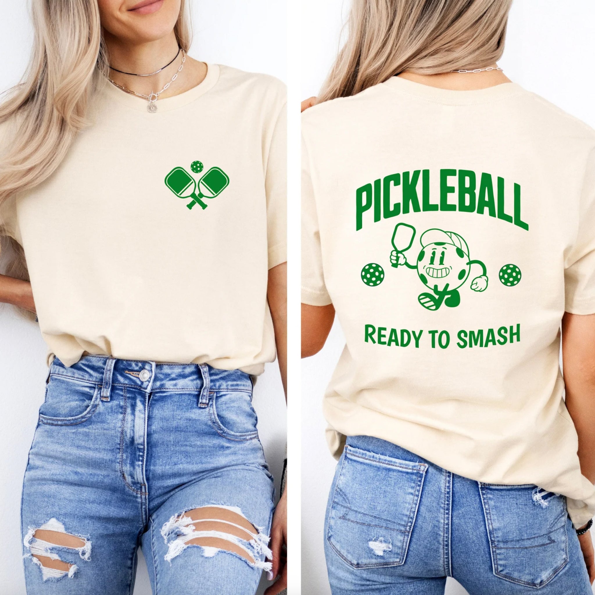 Pickleball Ready To Smash T Shirt - Dink Champs